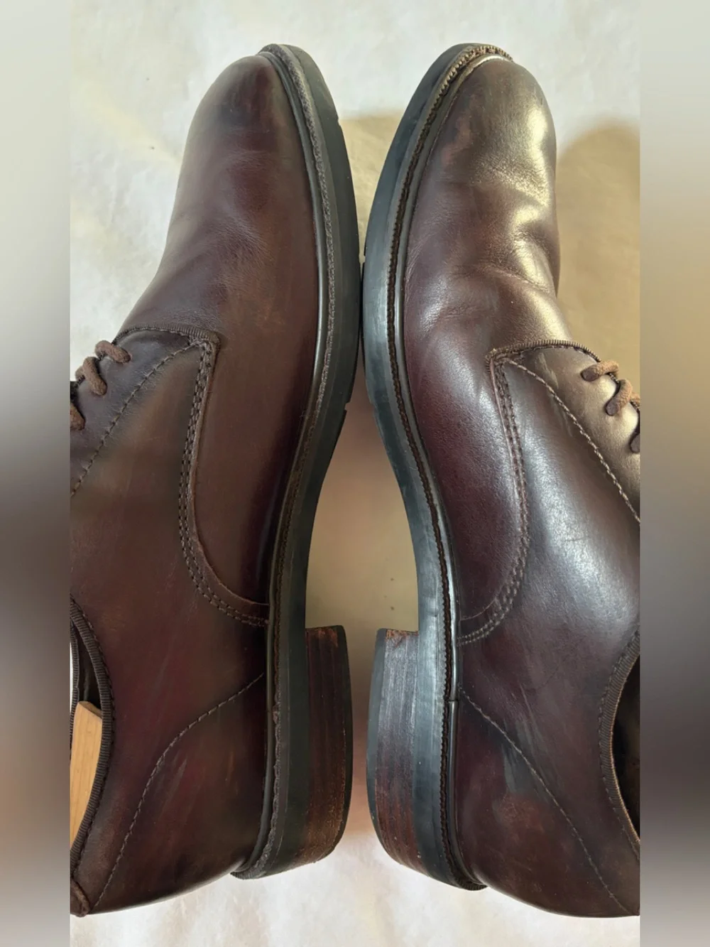 Vince Camuto Men’s Brown Derby Lace Up Dress Shoes Size 10.5? See Measurements